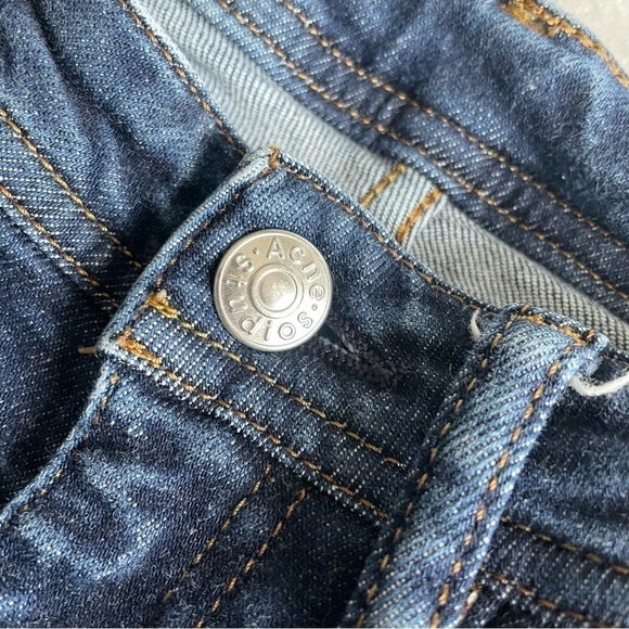 [25] Acne Studios Bla Konst Climb Dark Blue Denim Straight Leg Jean - Picture 10 of 12